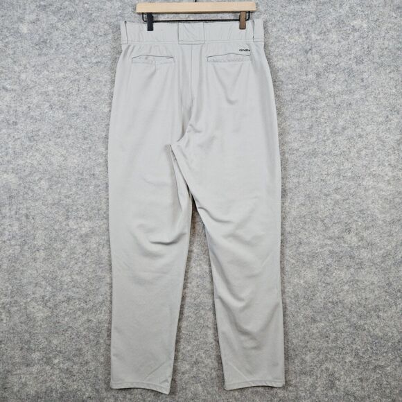 Adidas Climalite Men's Athletic Pants Size L Lt Gray Baseball Softball Polyester - Picture 13 of 16